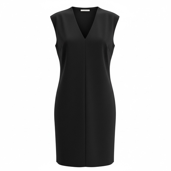 T Tahari Dresses & Skirts - Tahari Black Shift Dress XS Sleeveless Minimalist Career Chic
